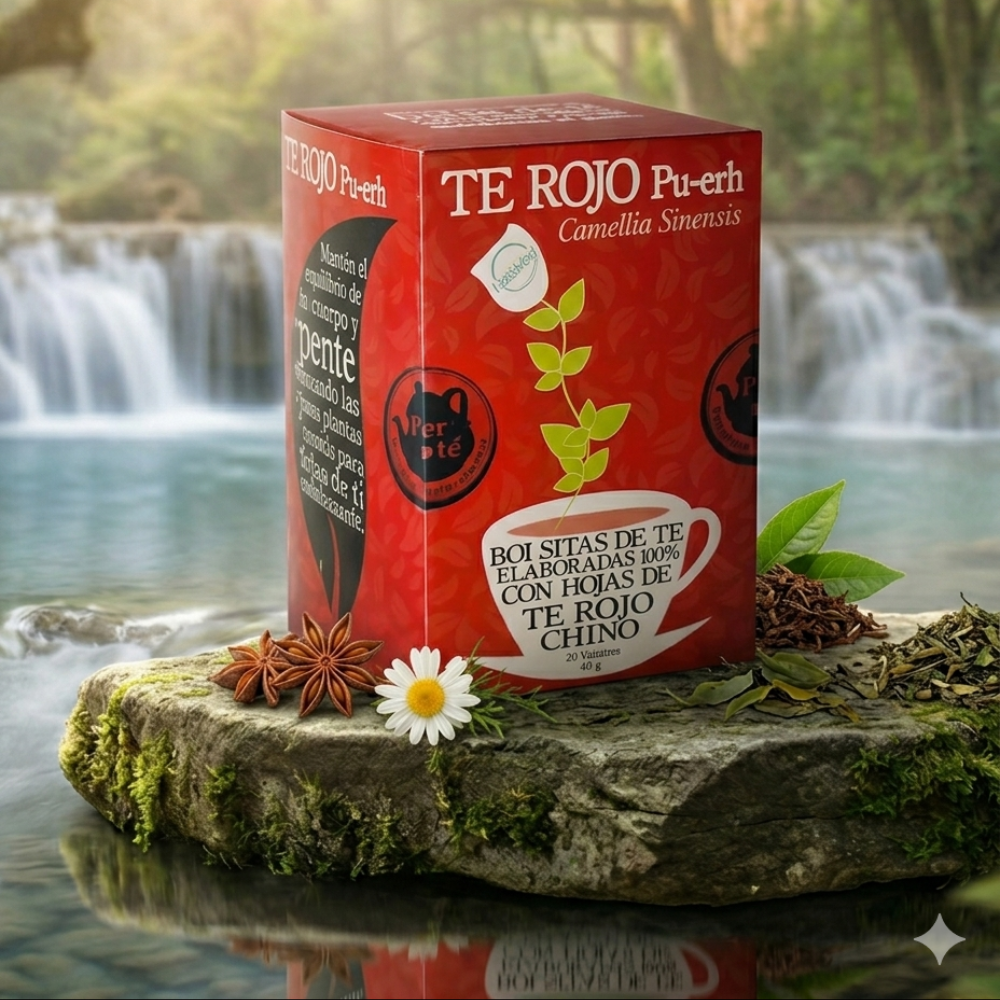TÉ ROJO- Pu-erh Camellia S.