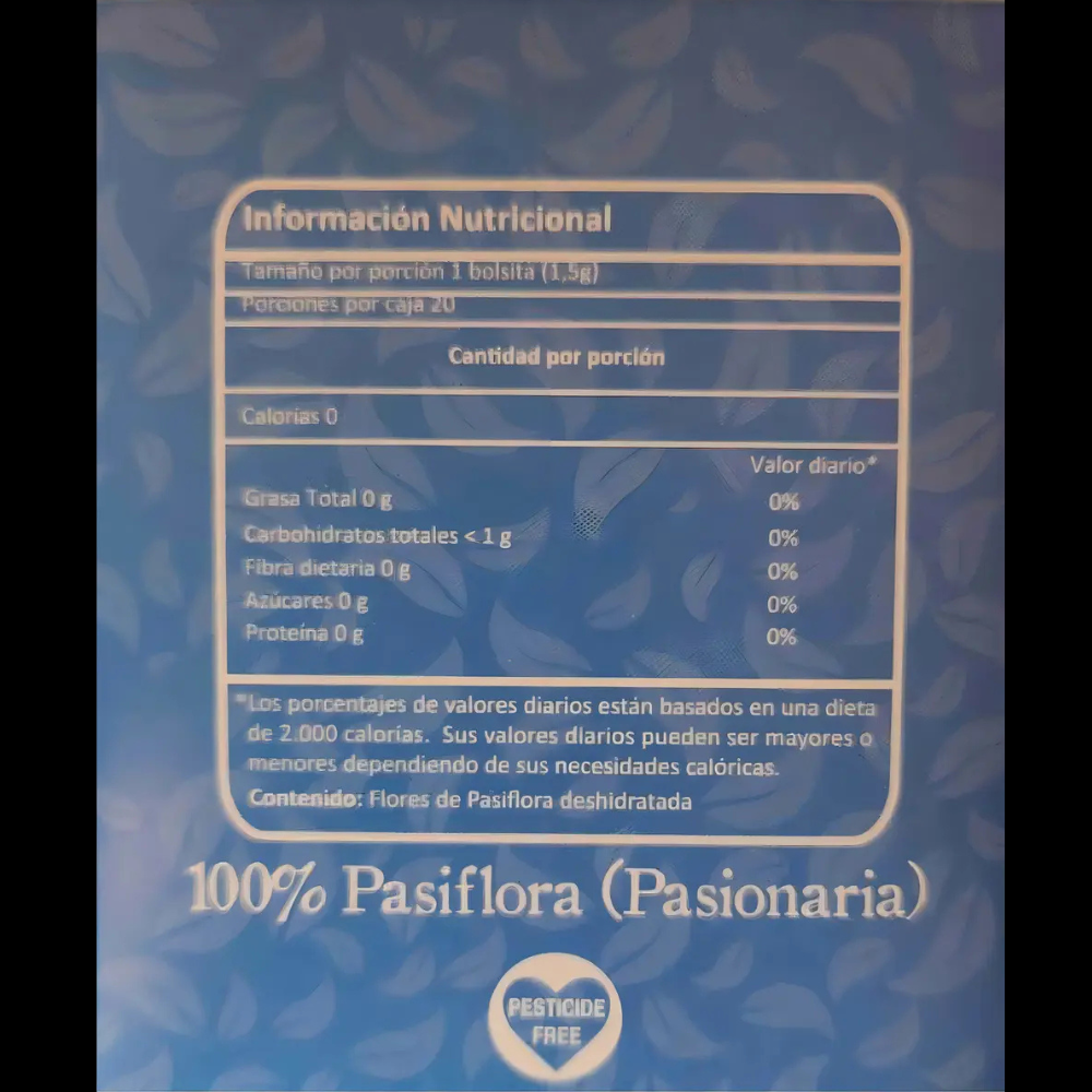 TÉ PASIFLORA - Passiflora Incarnata - Imagen 3