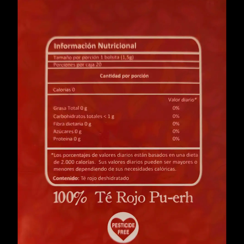 TÉ ROJO- Pu-erh Camellia S. - Imagen 3