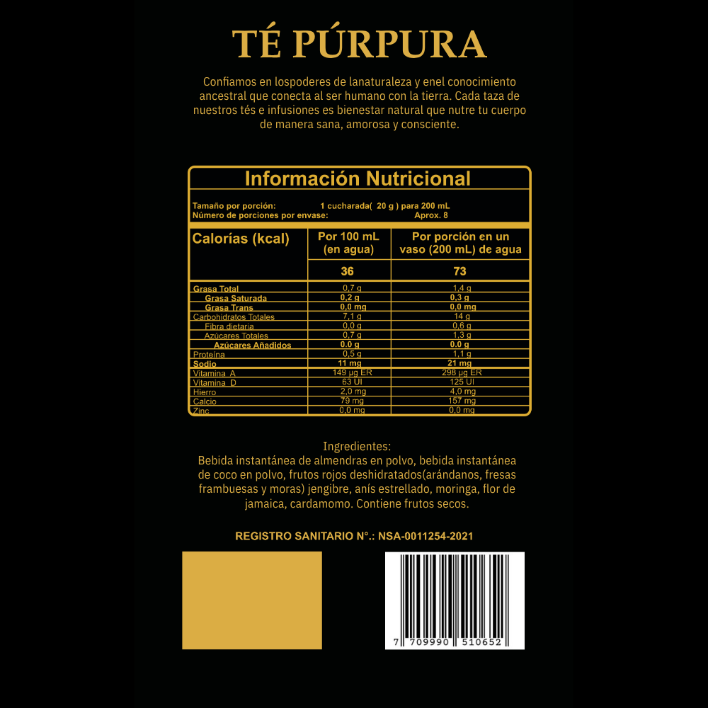 TÉ PURPURA - Relajante y Antioxidante - Imagen 4